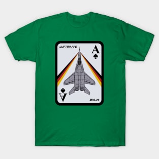 Mig-29 Fulcrum Luftwaffe Patch T-Shirt